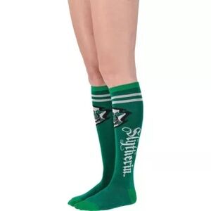 Harry Potter Slytherin Knee Socks NWT